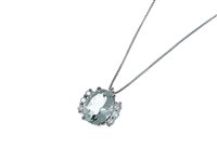 Collana Guerretta Gioielli Donna Collana  Acquamarina in Oro bianco Acquamarina 2.30 Ct GBAQ104 - GBAQ104